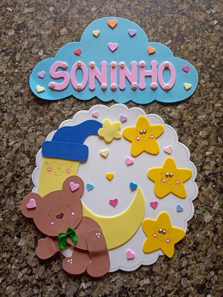 Placa de Porta Soninho - foto 1