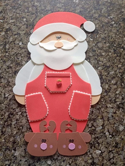 Papai Noel com Pantufas para Decoração - foto 1