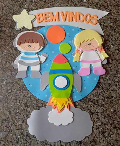Kit Sala de Aula Explorando o Espaço com 5 Cartazes - foto 1
