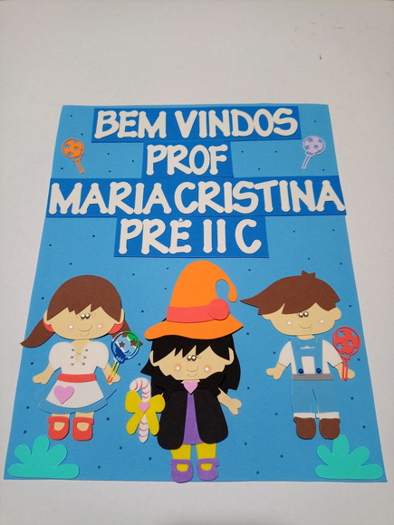 Placa de Porta Tema João e Maria - foto 1