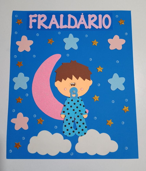 Placa de Porta Fraldário - foto 1