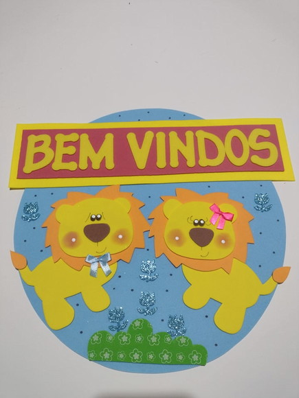 Kit sala de aula leões ( leõezinhos) - foto 1