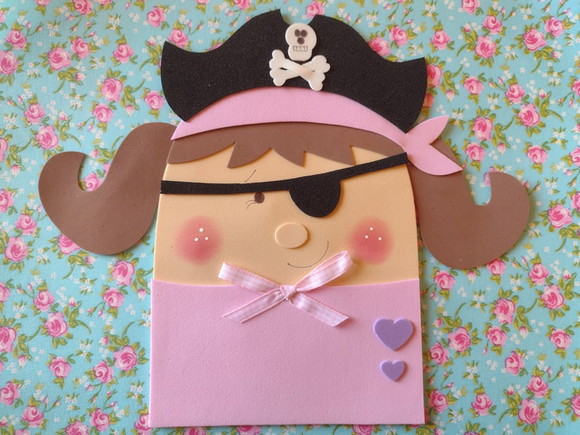 Lembrancinha fantoches crianças piratas - foto 1