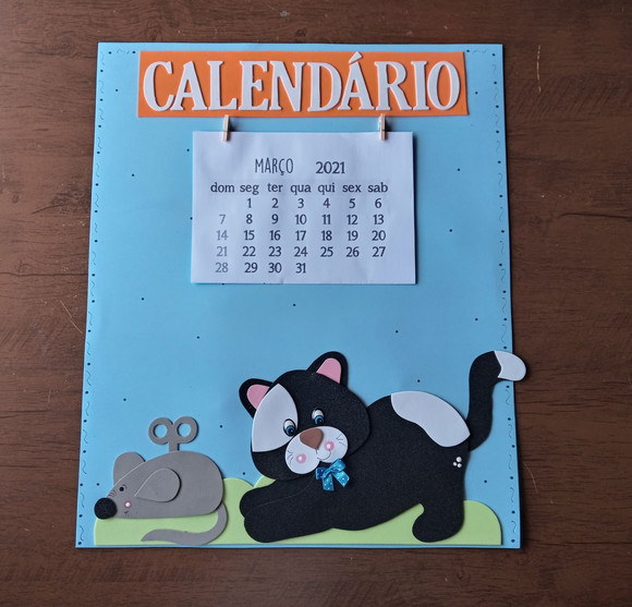 Calendário tema gatinhos - foto 1