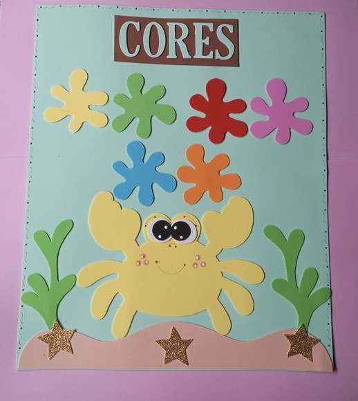 Cartaz cores fundo do mar - foto 1