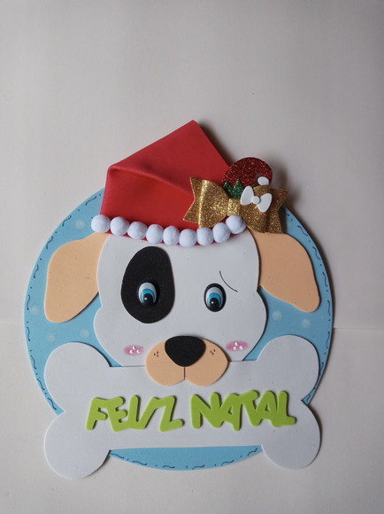 Guirlanda cachorrinho de natal - foto 1