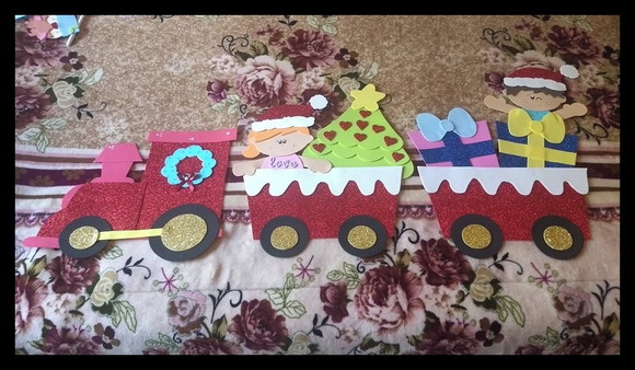 Enfeite trenzinho de natal - foto 1