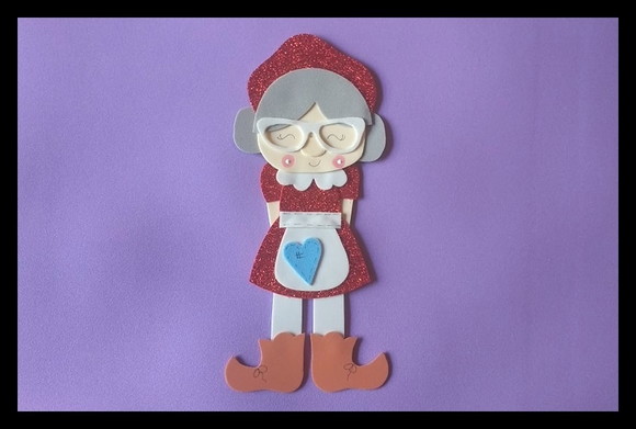 Aplique mamãe noel - foto 1