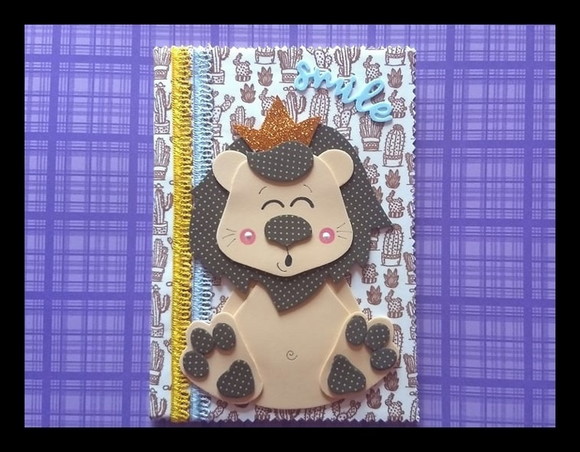 Caderno pequeno leãozinho - foto 1