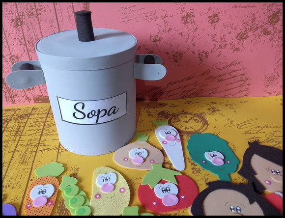 Lata de história o menina que não gostava de sopa - foto 1