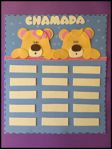 Cartaz chamadinha tema ursinhos - foto 1