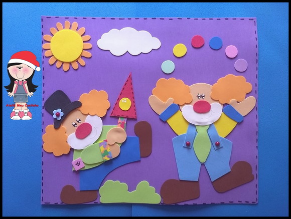 Painel palhacinhos - foto 1