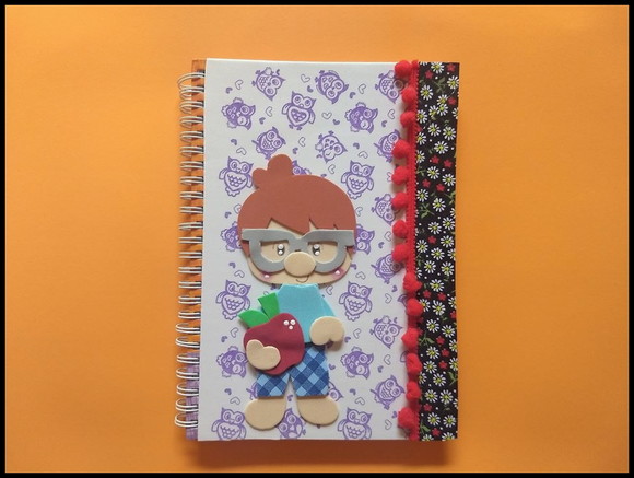 Caderno pequeno decorado professor - foto 1