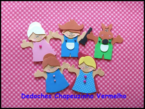 Kit dedoches Chapeuzinho Vermelho - foto 1