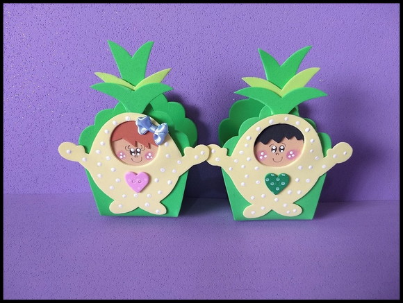 Porta doces crianças abacaxi - foto 1