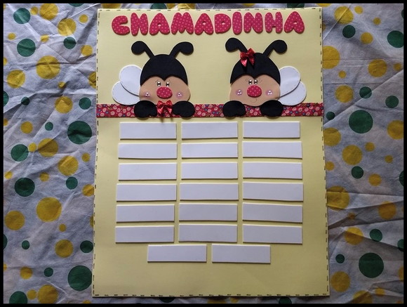 Cartaz chamadinha joaninhas - foto 1