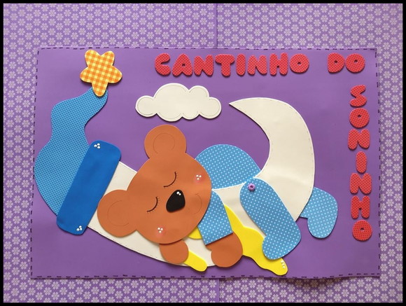 Cartaz cantinho do soninho tema ursinho - foto 1