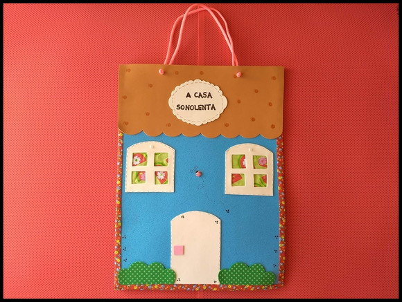 NOVO sacola cenário A casa Sonolenta - foto 1