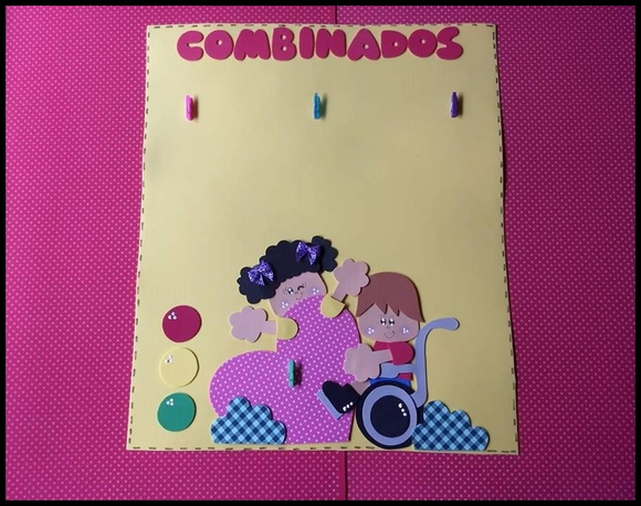 Cartaz combinados tema crianças/inclusão - foto 1
