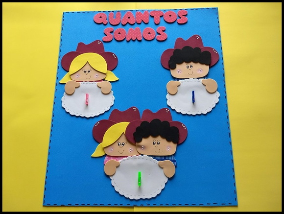 Cartaz quantos somos tema fazendinha - foto 1