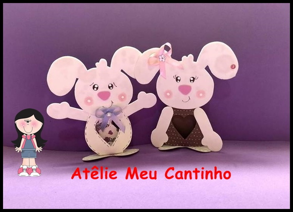 Porta bombom coelhinho - foto 1