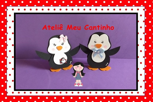 Porta bombom pinguim - foto 1