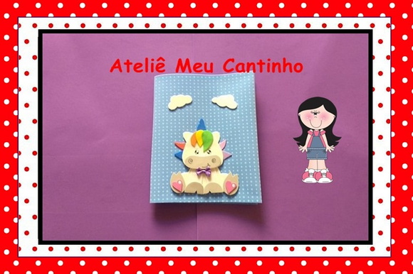 Capa de caderno unicórnio - foto 1