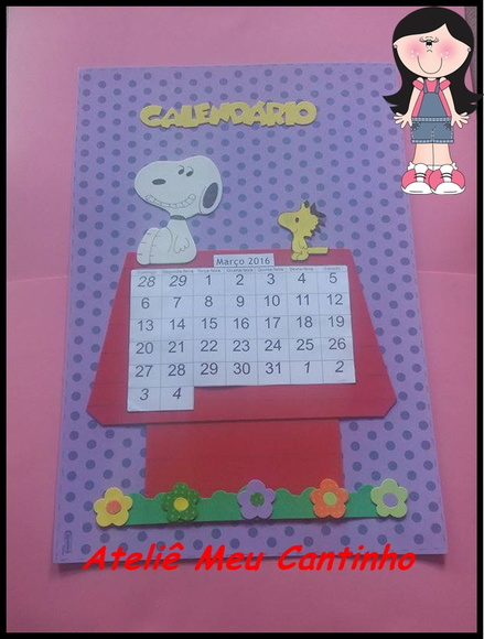 Calendário snoopy - foto 1