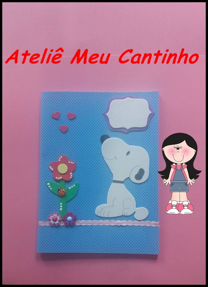 Caderno decorado snoopy - foto 1