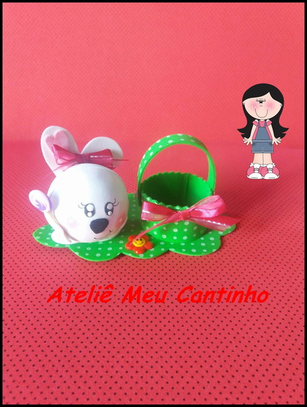 Porta bombom coelhinho 3d - foto 1
