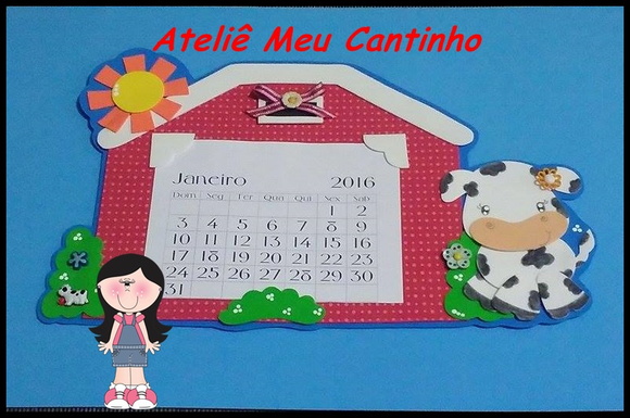 Calendário tema fazendinha - foto 1