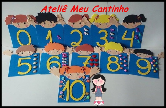 Numerais de Parede Crianças - foto 1