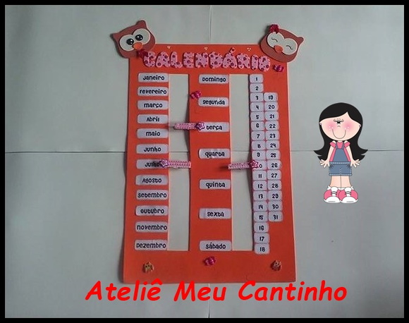 Calendário corujinhas - foto 1