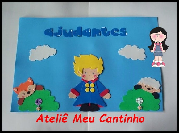 Cartaz ajudantes do dia pequeno principe - foto 1