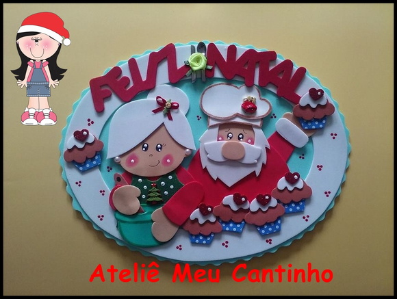 Guirlanda casal noel - foto 1