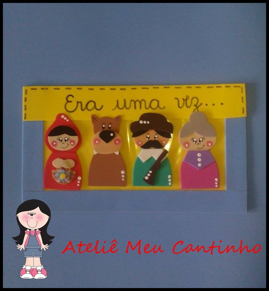 Dedoches chapeuzinho vermelho - foto 1