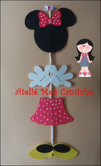 Enfeite de parede minnie - foto 1