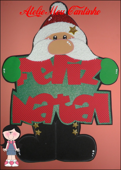 Placa Noel feliz natal - foto 1