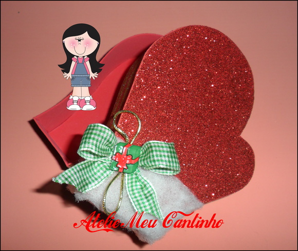 Porta bombom luvinha noel - foto 1