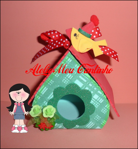 Casinha porta bombom - foto 1