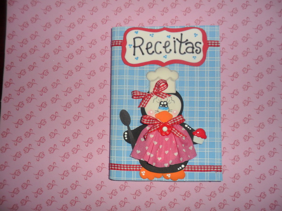 Caderno de receitas pinguim - foto 1