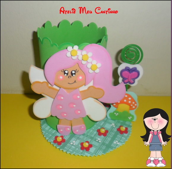 Centro de mesa fadinha - foto 1