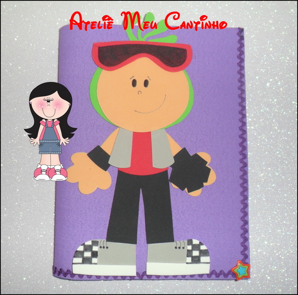 Capas de caderno personagens - foto 1