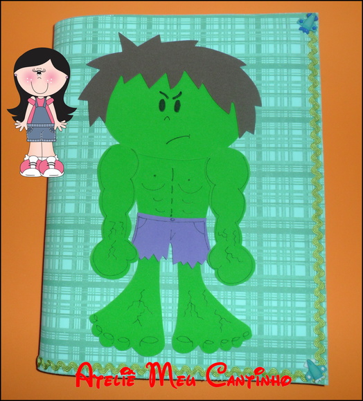 Capa de caderno personagens - foto 1
