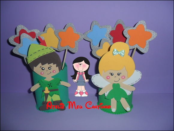 Centro de mesa sininho e peter pan - foto 1