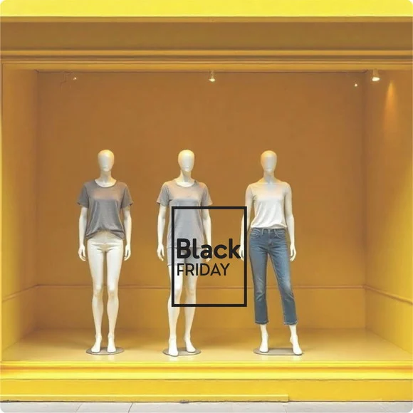Adesivo Black Friday para Loja - Tam. P - foto 1