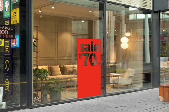 Adesivo para Vitrine Sale 70% - foto 1