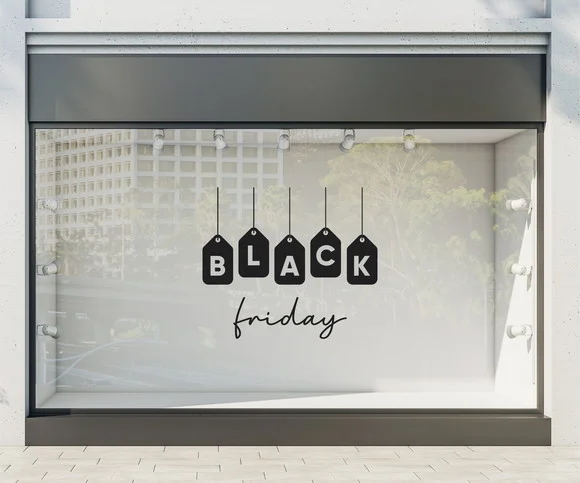 Adesivo Black Friday para Loja - Tam. P - foto 1