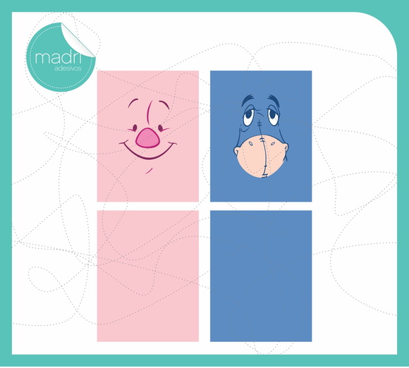 Rotulos Personalizados - Pooh - foto 1