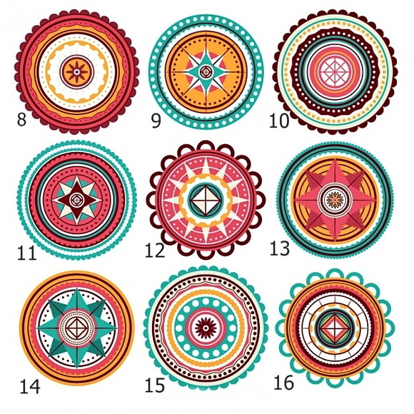 Adesivo Mandala 60cm - foto 1